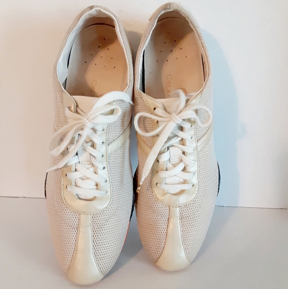 Cole Haan Air Bria Oxford Sneaker - Cream/Gold - Picture 12 of 16